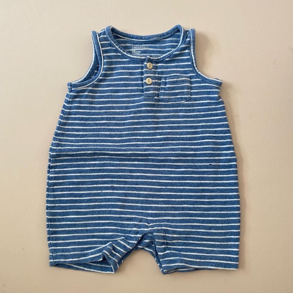 Gap baby striped romper 6-12mo